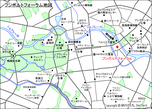 フンボルトフォーラム地図