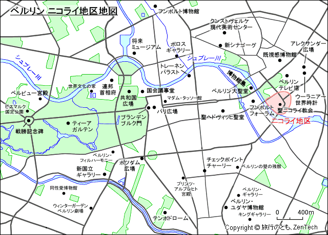 ベルリン ニコライ地区地図