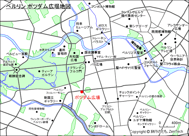ベルリン ポツダム広場地図