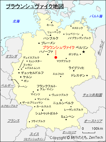 ブラウンシュヴァイク地図