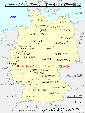 バート・ノイェンアール=アールヴァイラー地図