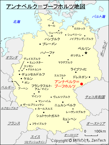 アンナベルク＝ブーフホルツ地図