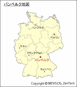 バンベルク地図