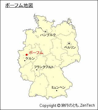 ボーフム地図