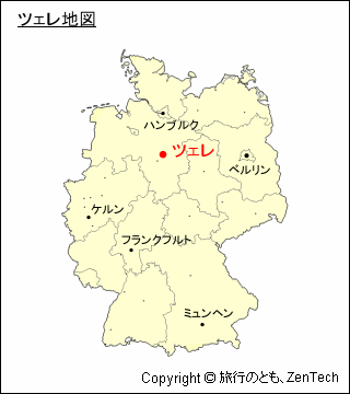 ツェレ地図