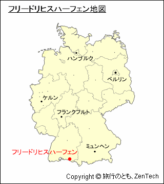 フリードリヒスハーフェン地図