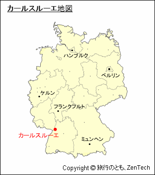 カールスルーエ地図