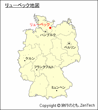 リューベック地図