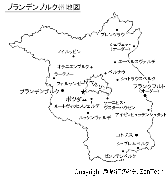 ブランデンブルク地図