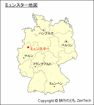 ミュンスター地図