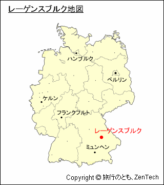 レーゲンスブルク地図