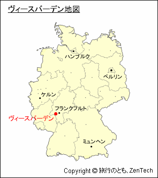 ヴィースバーデン地図