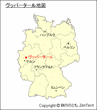 ヴッパータール地図