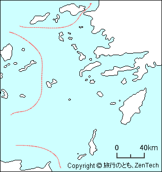 ドデカネス諸島白地図