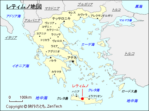 レティムノ地図