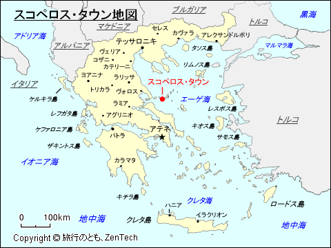 スコペロス・タウン地図