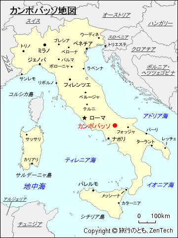 カンポバッソ地図