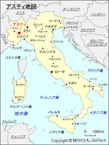 アスティ地図