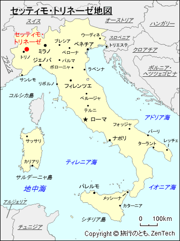 セッティモ・トリネーゼ地図