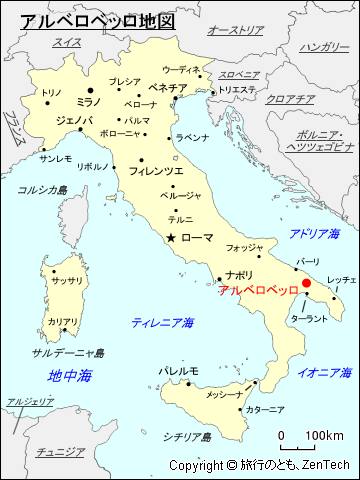 アルベロベッロ地図