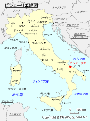 ビシェーリエ地図