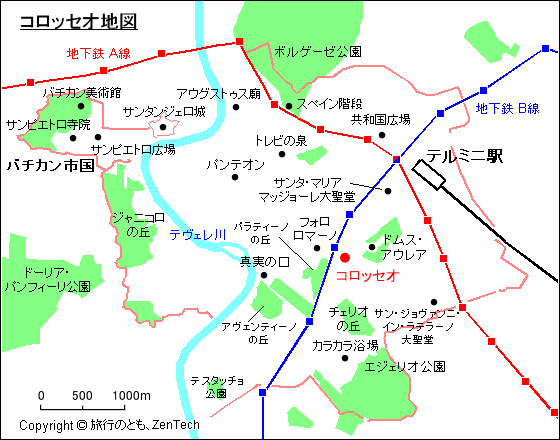 コロッセオ地図