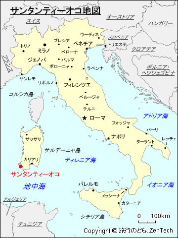 サンタンティーオコ地図