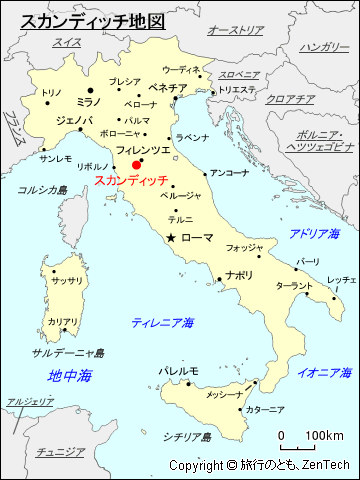 スカンディッチ地図