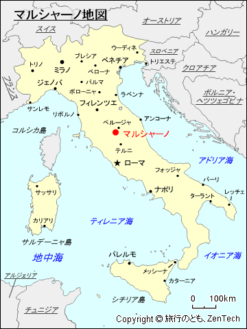 マルシャーノ地図