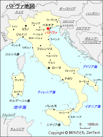 パドヴァ地図