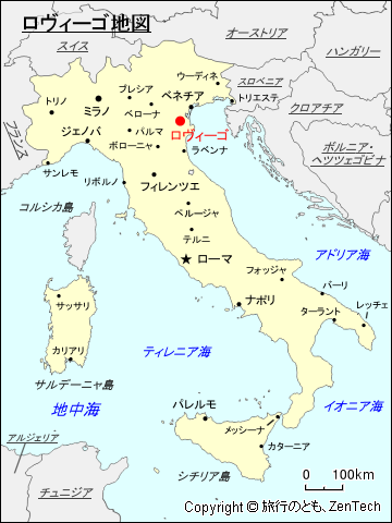 ロヴィーゴ地図