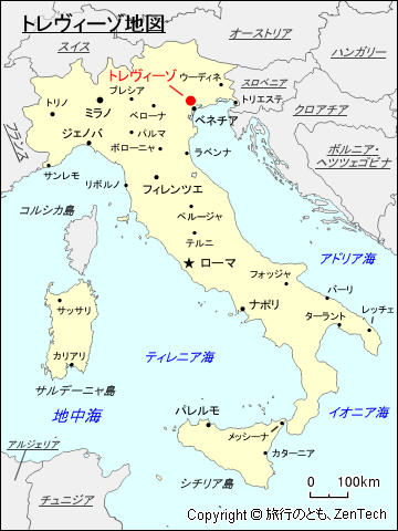 トレヴィーゾ地図
