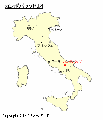 カンポバッソ地図