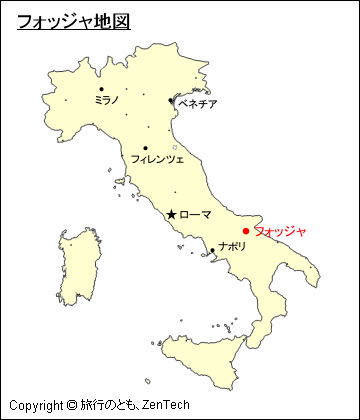 フォッジャ地図