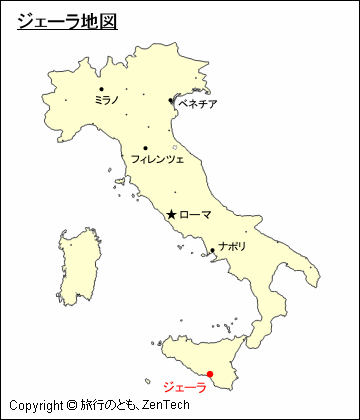 ジェーラ地図