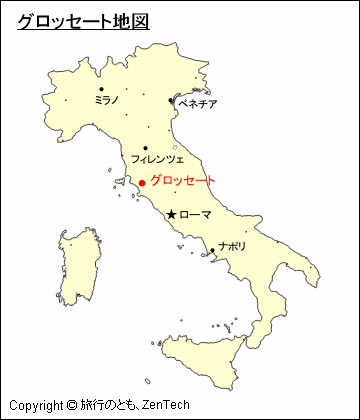 グロッセート地図