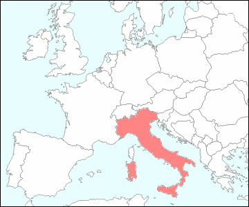 イタリア地図 旅行のとも Zentech
