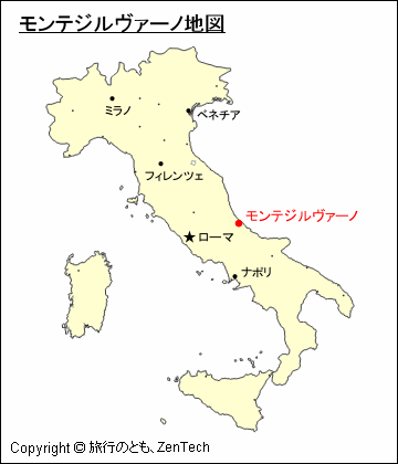 モンテジルヴァーノ地図