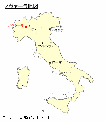 ノヴァーラ地図
