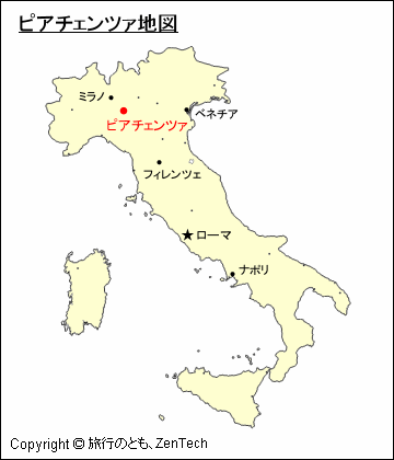 ピアチェンツァ地図