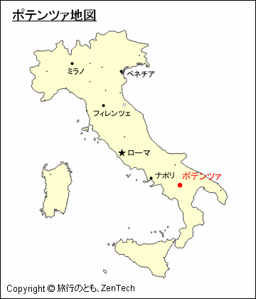 ポテンツァ地図