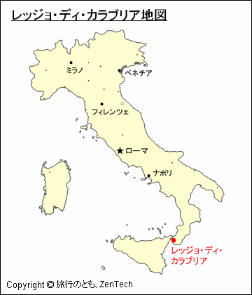 レッジョ・ディ・カラブリア地図
