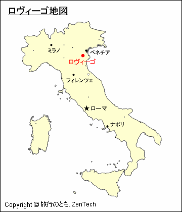 ロヴィーゴ地図