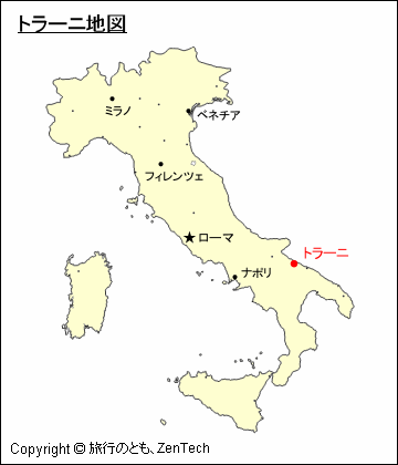 トラーニ地図
