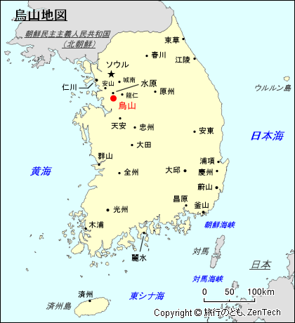 烏山地図