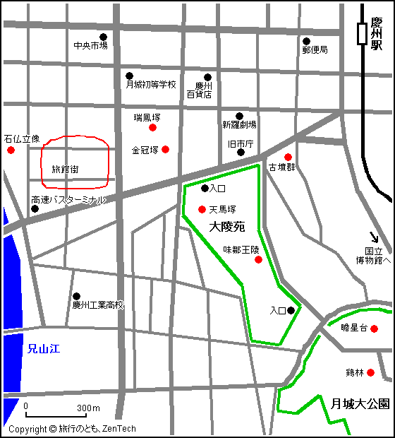 慶州地図