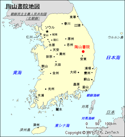 陶山書院地図