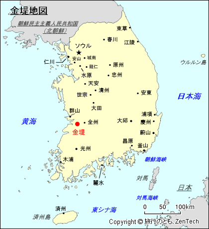 金堤地図