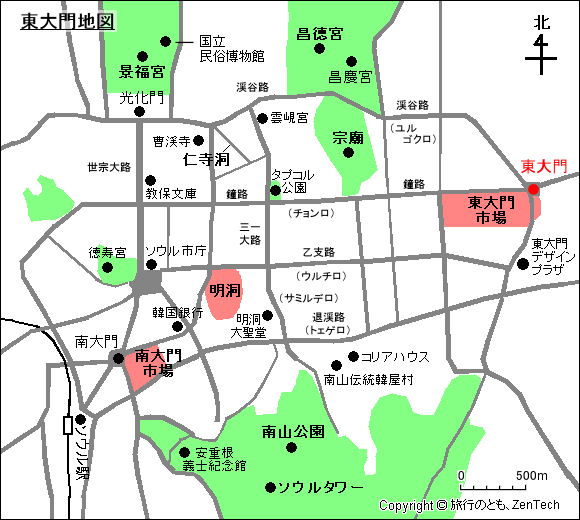 東大門地図