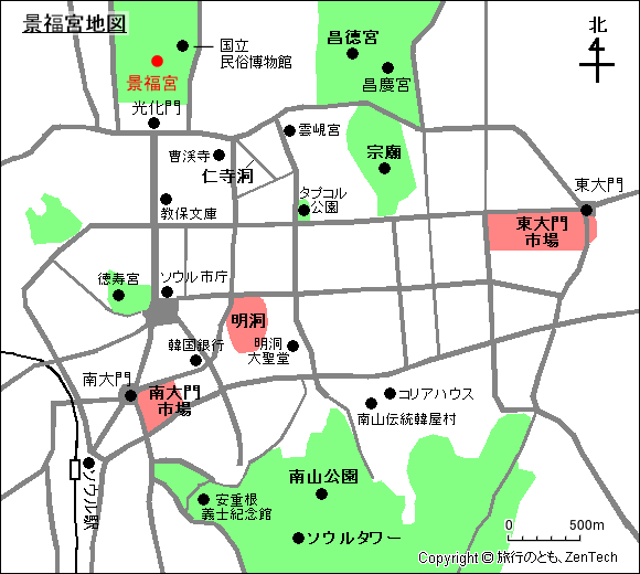 景福宮地図